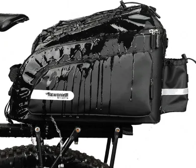 Free Sample Bike Panniers 26L With Adjustable Hooks Panniers For Bicycles With Carrying Handle Bag