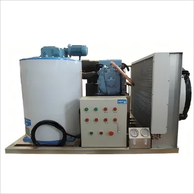 2T/Day Stainless Steel Ice Machine - High Efficiency & Fast Ice Making