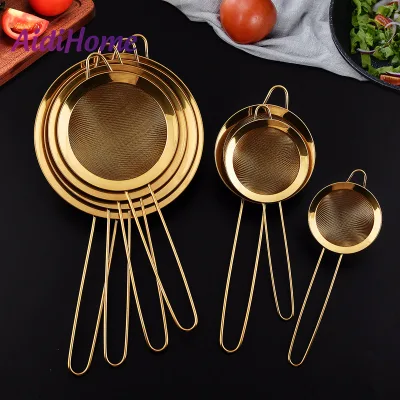 Hot Selling Fashion Boutique Stainless Steel Soybean Milk Filter Screen Flour Screen Twill Oil Grid Special Baking Tool
