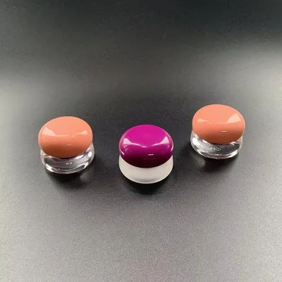 Round Plastic Container Blush Lipstick Dispenser Bottle