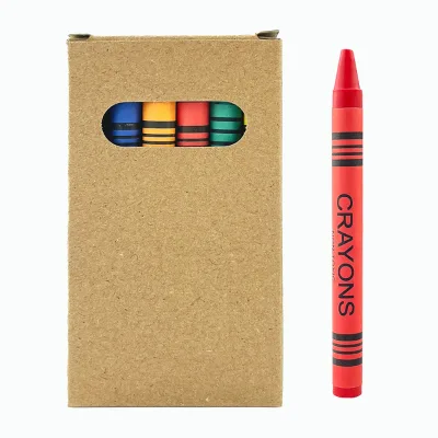 Color Name Learning Crayons, Each Crayon Labeled with Color Word in Multiple Languages for Vocabulary Building