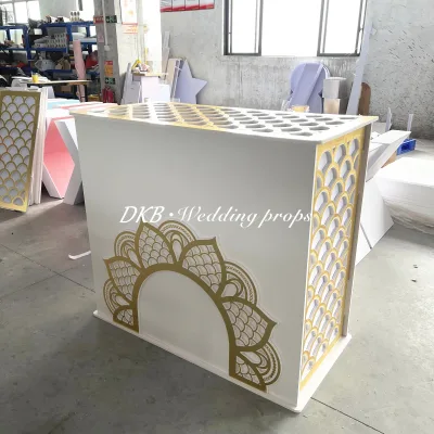 DKB Factory Wholesale Banquet Use Acrylic Folding Table High Quality Acrylic Wedding Table
