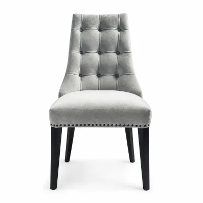 Tufted Velvet Dining Chair Upholstered Side Chair for Dining and Banquet