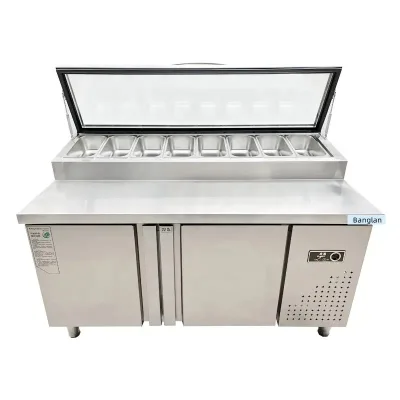 Under Counter Freezer Used Commercial Salad Pizza Refrigerators