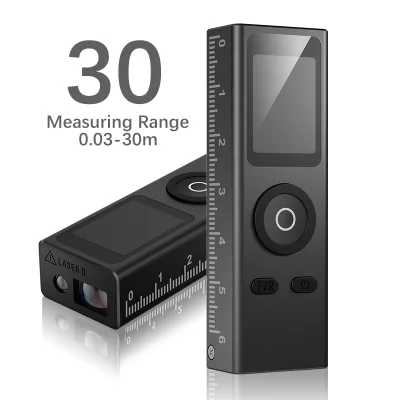 Multifunctional Mini Size Laser Rangefinder with Backlight Screen M/In/Ft Mute Diastimeter 30m Laser Measure Distance Meter
