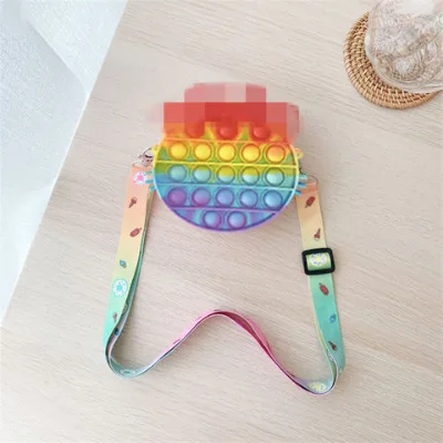 Silicone purses girls shoulder bag girls coin purses silicone coin wallet
