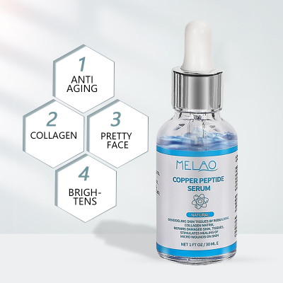 Private Label Skincare With Anti Aging Skin Solutions Properties Collagen Face Blue Copper Peptide Serum