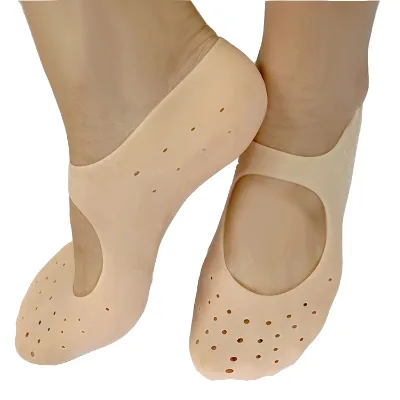 New Arrival Foot Care SEBS Gel Socks Exfoliating Anti Craked Moisture Spa Socks