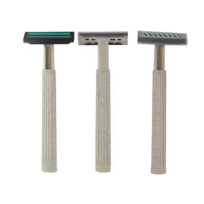 Disposable Handle Twin Blade Plastic Razor