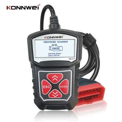 Cheap Price Universal 12V Vehicle Tools OBD Ii Code Reader KW309 OBD2 Scanner Automotriz Auto Diagnostic Tool for Cars