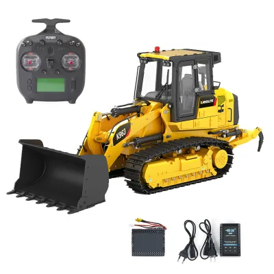 Kabolite K963 Hydraulic Actuated Crawler Loader 1/16 Full Metal Track Hydraulic Bulldozer Model