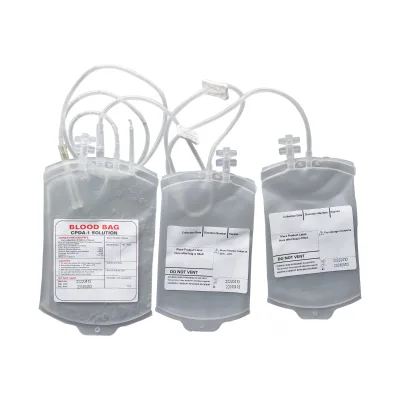 High Quality 450ml Blood Bag Single CPDA PVC Material for Blood Transport & Medical Infusion Pressure Urine Bag for Use