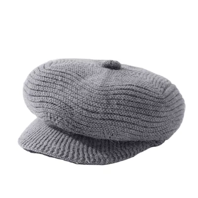 Unisex Winter Warm Slouchy Beanie Fleece Lined Cable Knit Common Travel & Beach Hat with Visor