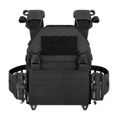 500D Nylon MOLLE Black Training Plate Carrier Chaleco Tactico Tactical Vest with Insert Plate