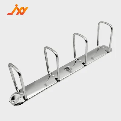 Electroplated Rustproof 4-Hole Square Ring Metal Q-Ring Binder, File Folder, Document Box, Card Album Storage Hardware Iron Clip