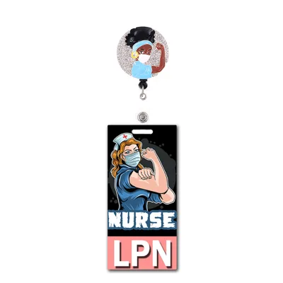 Custom Medical Nurse Design Name Tag LPN Name Card Without Badges for Nurse Accessories