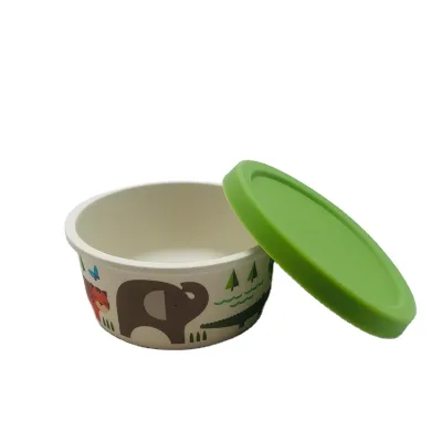 Reusable Bowls Food Storage Salad Bowl Leaking Proof Plastic Lid Eco Friendly Stocked   Microwave and Dishwasher Safe