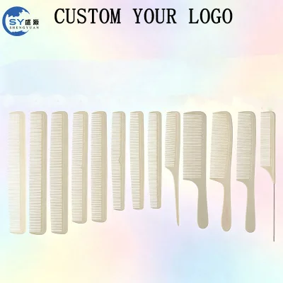 Hairdressing Scale Professional Hairdresser Cutting Comb Anti Static Hair Haircut Tools Barber Hair Styling Comb with Customlogo