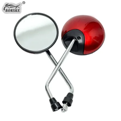 Universal Mounting Rear View Mirror Motorcycle Round Rear View Mirror for Dirt Bike Motocross