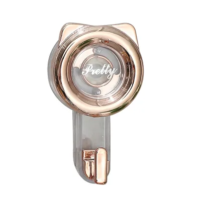 Rotary Cat Ear Suction Cup Hook Punch-free Strong Vacuum Adhesive for Bathroom Toilet Wall Hanging