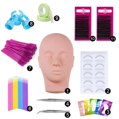 Beauty and Personal Care Eyelash Extension Kits Sombrasd Maquillaj Por Mayor Auxiliary Work Implement Necesers Par Maquillaj
