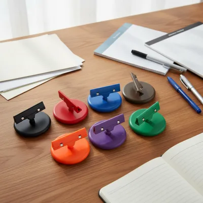 Pop up Clip with Round ABS Base 43mm Height and 80mm Top Clip Width