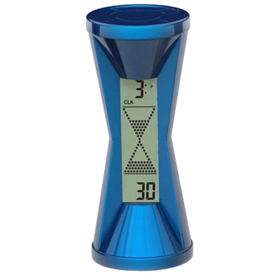 CL048 Multifunction Cheap Hourglass Shape Digital Electronic Countdown Timer With Clock