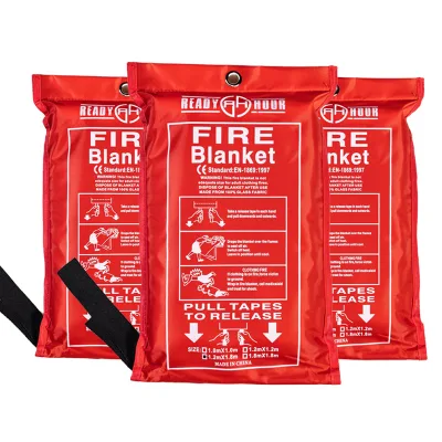 Fire Blanket Large Kitchen Fire Blanket Bs En 1869:1997 Fire Blanket Roll for Home and Kitchen