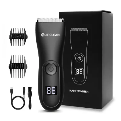 Professional Mens Multifunction Skin Safe Waterproof Cordless Adjustable Zero Gap Body Groin Hair Trimmer