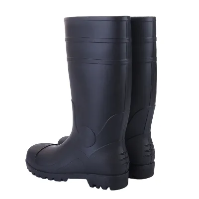 Brasile Style Factory Direct Selling PVC Steel Toe Sole Rain Boots Safety Work Mining Boots