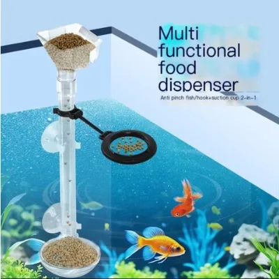 Telescopic Fish Tank Feeder Fish Feeding Device Tropical Fish Ornamental Shrimp Feeding Tube Anti-Spill