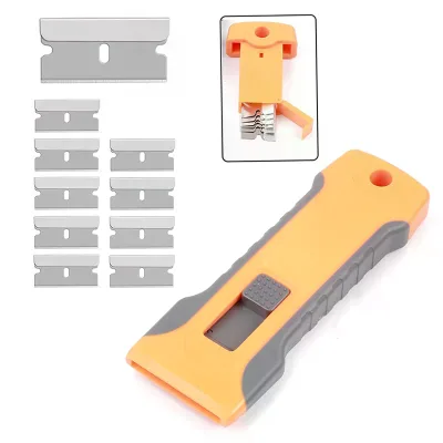 Metal Blade Scraper for Car Glue Sticker Removal Window Glass Ceramic Oven Hob Cleaner Household Cleaning Tool Dirty Squeegee