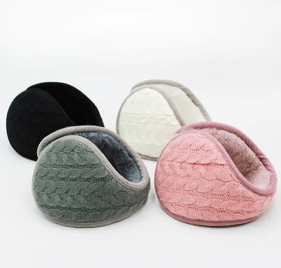 Wholesale Hot Sale Custom Winter Outdoor Warm Earmuffs Needle Detection Acrylic 100% Polyester No Printing Customized Color