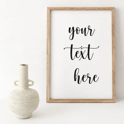 12x18in Personalized Create Your Own Sign Custom Quote Sign Art Make Your Own Signs Gifts for Any Occasion