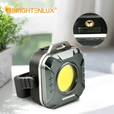 New Design Folding COB Keychain Camping Lamp Small Mini Magnetic Portable LED Rechargeable Keychain Telescopic Camping Light