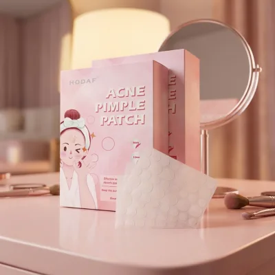Effective Natural Anti-Blemish Pimple Patch Salicylic Acid Oil Absorbing Fragrance Sheet 20 Patches Individual Pack Custom