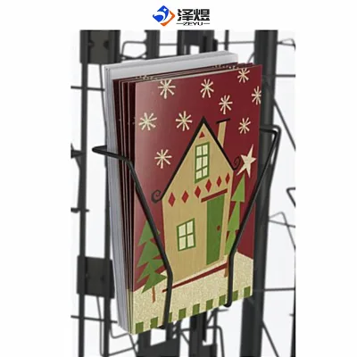 3 Column Spinning Wire Rack for CD DVD Literature Greeting Cards  Black