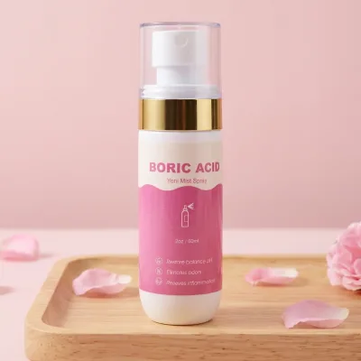 Ready to Ship 60ml Vagina Boric Acid Yoni Mist Spray Organic Intimate Care Yoni Spray Women Private Care