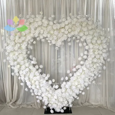 Other Decorative Flowers and Plants Marriage Proposal Decor White Floral 7 ft Wedding Entrance Flower Arch Decoration Arches