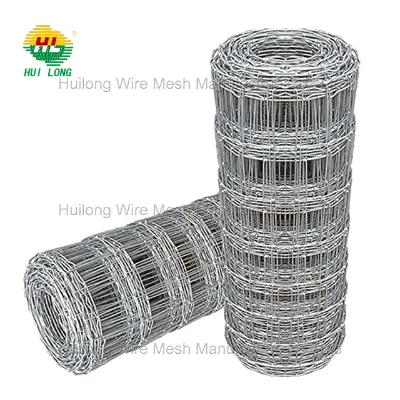 Hot Sale Farm and Field Galvanized Livestock Cow Cattle Metal Steel Wire Fence on Farm