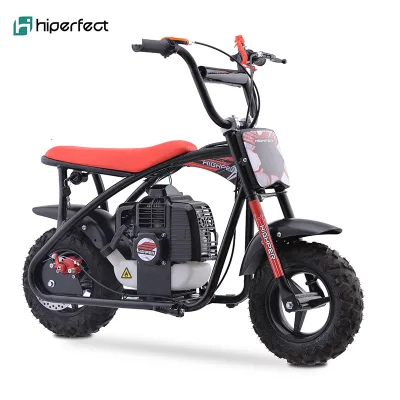 New HIPERFECT Brandit Gasoline Compliant 50cc 52cc Mini Moto Pocket Bike Off-Road Motorcycle with Rear Disk Brake