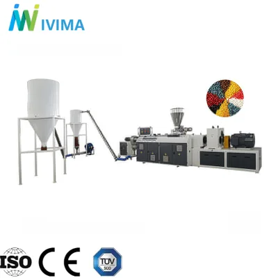 High Output 300kg to 800kg Per Hour PVC Hot Cutting Granulating Line for Plastic Pellet Manufacturing