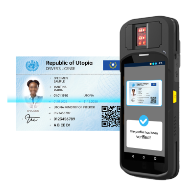 National Driving License System with Portable Fingerprint Terminal and Card Issuance for Driver & Vehicle Licensing Agency