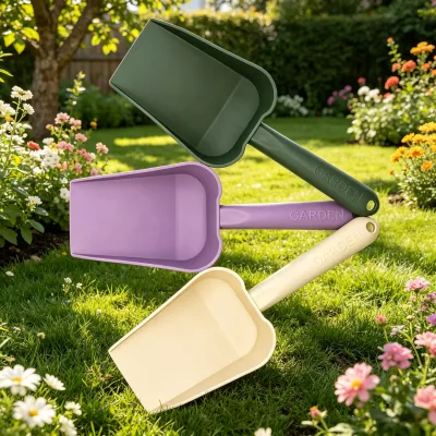 Portable Small Plastic Garden Shovel Perfect for Potting Soil Work