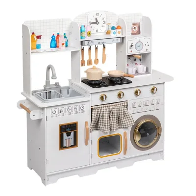 Simulation Role Play Kitchen With Water Learning Education Chef Station Educational Pretend Cooking Learning Playing Toys