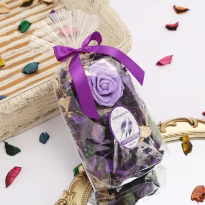 Natural Plant Cotton Shell Dried Flower Sachets Rose Scented for Closet Car Bedroom Wardrobe Bathroom