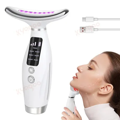 7 Modes Face and Neck Massager Sculpting Skin Tightening Wrinkle Remover Smart Neck Massager for Face and Neck