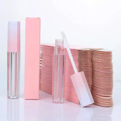 Custom Size Lipstick Wrapping Box Lip Gloss Storage Containers Cosmetic Paper Boxes for Lipstick