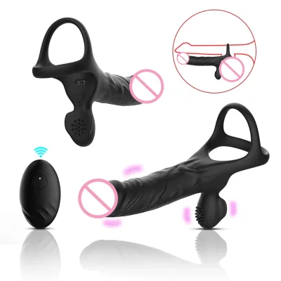 Double Penetration Anal Plug Dildo Vibrator Butt Plug Remote Control Strap On Penis Cock Ring Vagina Adult Sex Toys For Couples