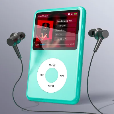 64GB MP3 Player with Bluetooth, Speaker, FM Radio, E-Book Reader, Voice Recorder, Support Lossless Audio